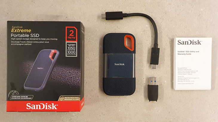 SanDisk Extreme Portable SSD 2TB