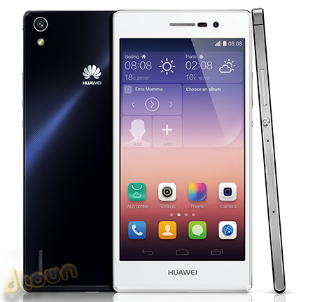 Huawei Ascend P7 מוכרז – גדול ודק